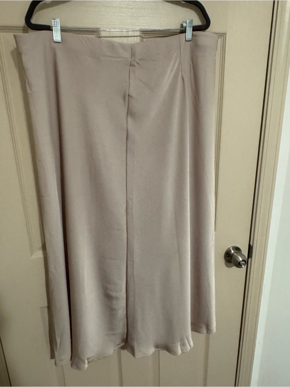 Old Navy Taupe Midi A-Line Skirt